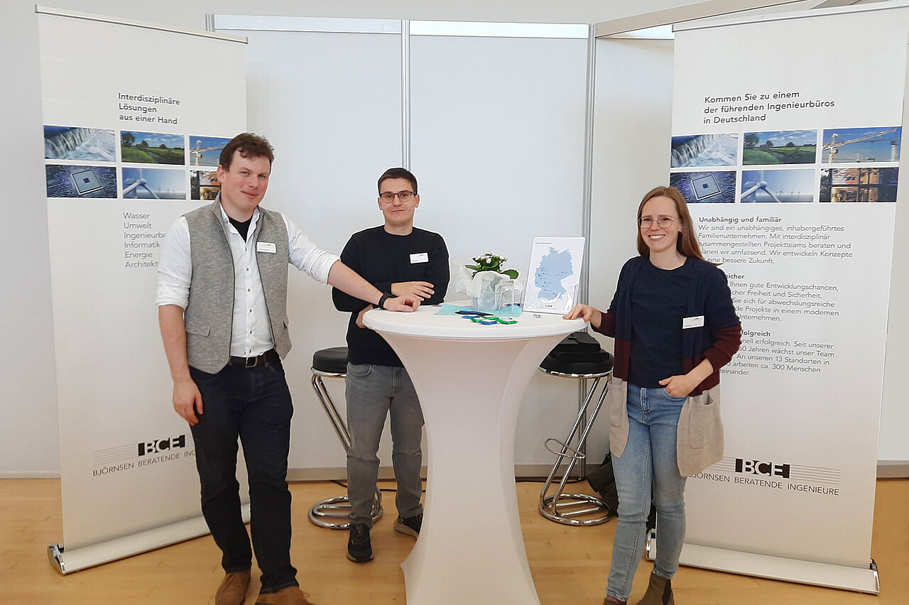 Unser Standteam auf der Onboarding Trier am 12.11.2025
