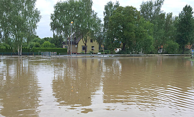 Hochwasser 2017 in Östrum