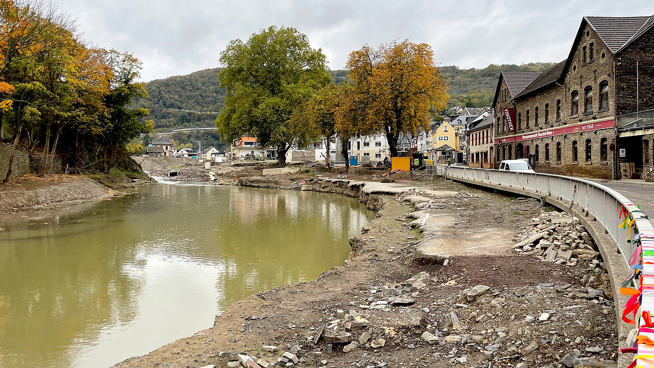 Altenahr drei Monate nach der Ahr-Flut: Hochwasserschäden